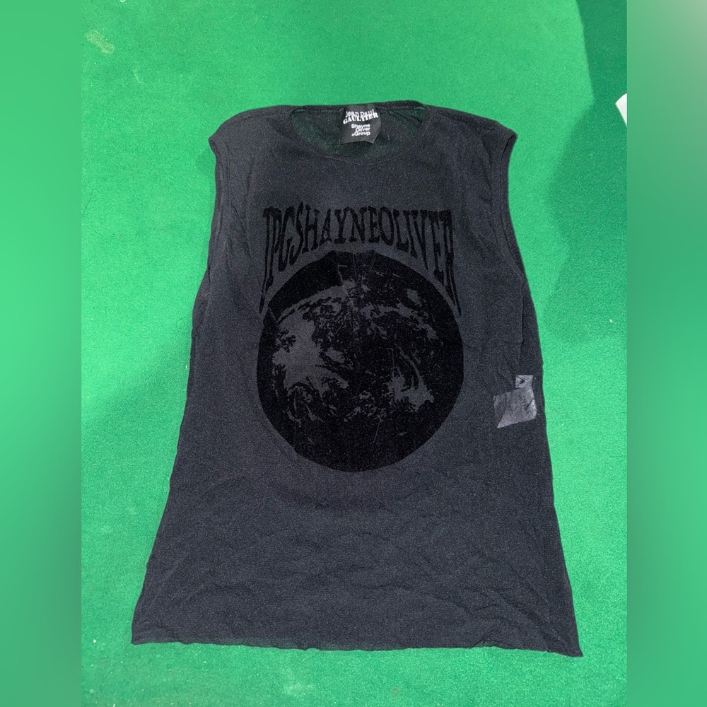 Jean Paul Gaultier Black Shayne Oliver Edition Tank Top